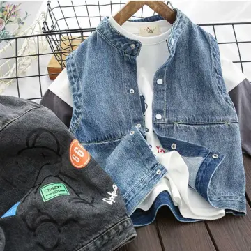 Children's 2025 denim waistcoat