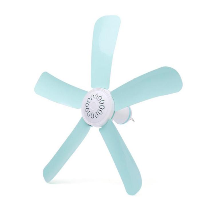 blue-10w-silent-plastic-energy-saving-mini-ceiling-fan-3-5-turn-page-fan-220v-hanging-fan-soft-wind-household