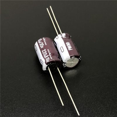 10pcs/100pcs 220uF 35V NICHICON PM Series 10x16mm 35V220uF Super Low Impedance Long Life Aluminum Electrolytic capacitor