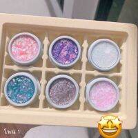 WODWOD Colorful eyeshadow No.744 ทาตากลิตเตอร์เม็ดใหญ่ มี 2 โทนสี บอกเลยว่าเนื้อดีมาก**ของแท้ พร้อมส่ง