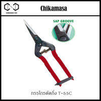 กรรไกร กรรไกรตัดกิ่ง Chikamasa Scissors T-550 – Straight Stainless Coated ส่งจากไทย Hand made by made in Japan กรรไกรตัดต้นไม้ ตัดกิ่้ง กรรไกรตัดดอกไม้ กรรไกรทริม T-550