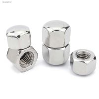 ▨❖ 1/10pcs 304 A2-70 Stainless Steel Hex Hexagon Short Low Thin Cap Acorn Nut M3 M4 M5 M6 M8 M10 M12 M14 M16 Cover Blind Nut DIN917