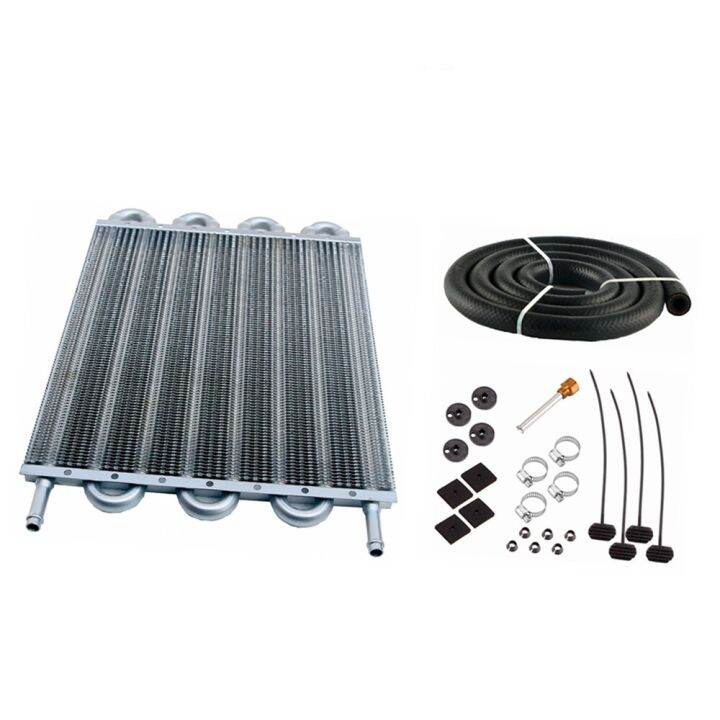 Aluminum Universal Oil Cooler Kit Oil Radiator Car Auto Transmission Auto Manual Radiator Aluminum Universal Oil Cooler Kit Oil Radiator Car Auto Transmission Auto Manual Radiator
