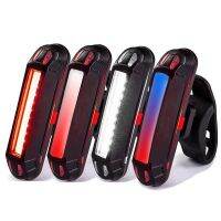 Bike Tail Light, USB Rechargeable LED Safety Light for Bicycle, Ultra Bright Waterproof Cycling Rear Taillight, Red Blue 6Light