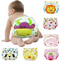 5Pcs Reusable Baby Diapers Character Cotton Cloth Diaper Cover Breathable Washable Kids Trainning Pants Birth To Potty Panties