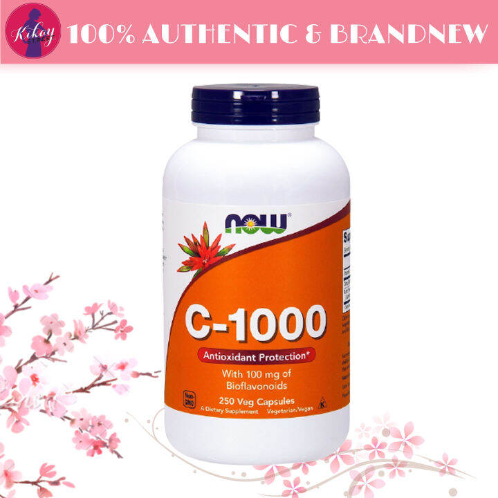 Now Foods Vitamin C1000 Antioxidant Protection 100/250 Capsules