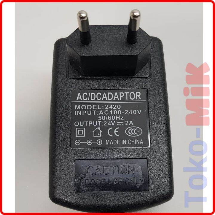ADAPTOR DC POE 24V 2A POE POWER SUPPLY 24VDC 24VDC 24V 2 AMPERE ROUTER ...