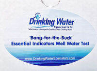 Drinking Water Specialists Bang-for-the-Buck Essential Indicators Well Water Test | Well Water Test Kit | Bacteria, Metals, Inorganics, Volatile Organic Compounds