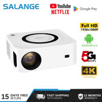 Salange P89 Full HD 1920x1080P จอแอลซีดีสมาร์ท Android 9.0 Wifi วิดีโอ LED Beamer โฮมเธียเตอร์ 1080P โปรเจคเตอร์มาร์ทโฟน