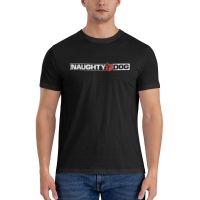 Newest T-Shirt Naughty Dog Logo Customized Cotton For Man