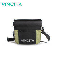 Vincita กระเป๋าหน้าแฮนด์ (จอห์น) พร้อมอะแดปเตอร์ติดหน้าแฮนด์ มีสายสะพายไหล่ ผ้าคลุมกันฝน คลิปมาตรฐาน วินสิตา B012U-LO - UNISEX HANDLEBAR CASE (JOHN) FADED