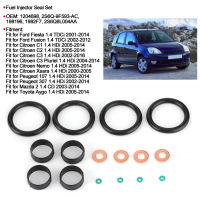 Fuel Injector Seal Set Washer O‑Ring Replacement 198196 Fit For Citroen Nemo Xsara C1 C2 C3 Easy Installation