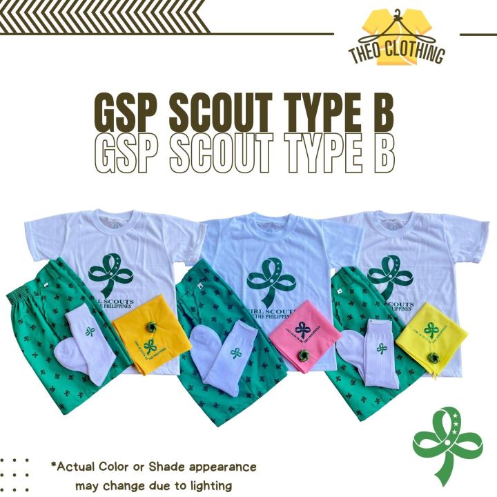 GSP Scout Uniform Type B | Set Of Uniform | Twinkler Star Junior | Theo ...