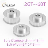 GT2 Timing Pulley 2GT 60 Teeth Bore 5/6/6.35/8/10/12/14/15mm Synchronous Wheels Width 6/10/15mm Belt 3D Printer Parts