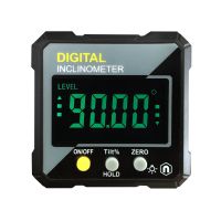 4x90° Digital Level Angle Gauge Inclinometer LCD Backlight Protractor Slope Meter Single-side Magnetics Electronic Goniometer