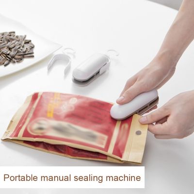 Sealing Clip Ackaging Sealing Machine Sealing Clip Mini Home Heat Bag Sealer Sealing Machine Plastic Bag Food Packaging Tools