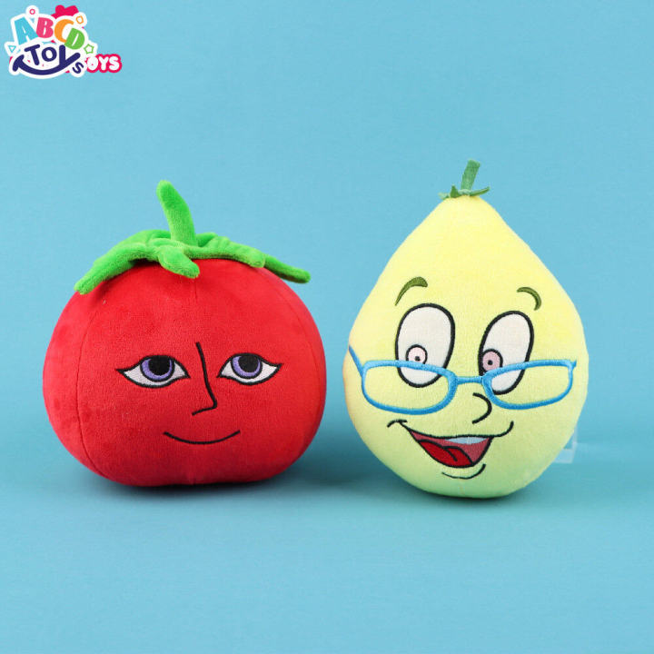 ABCD Toys [Fast shipping] Ellen Game Ms.LemonS and Mr.TomatoS Stuffed ...