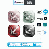 ?Gratis Ongkir + ปลาค็อด?Amgras Future VI Pro TWS หูฟังสเตอริโอบลูทูธมีไมโครโฟนในตัวสำหรับเล่นเกมหูฟังไร้สายกีฬา