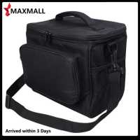 ?Quick Arrival?Shoulder Cooler Bag Lunch Bag Tote Insulated Picnic Food Container (Black)?Arrive 1-3 Days?