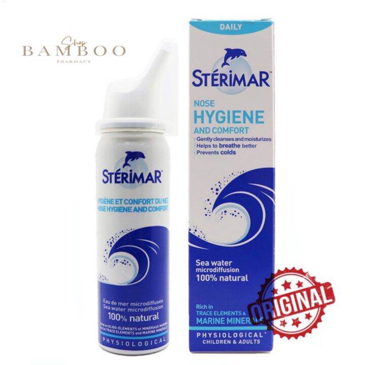 [READY STOCK] STERIMAR BREATH EASY DAILY NASAL SPRAY 50ml / 100ml Lazada