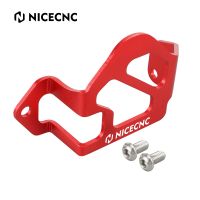 NICECNC Motocross Aluminum Laser Cutting Rear Caliper Guard With 2 Bolts Included For Honda XR650L 1993 2022 2021 XR 650 L Red