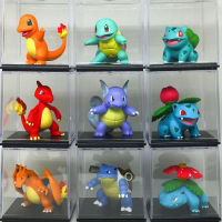 TAKARA TOMY ของแท้ Pokemon Action Figure MC First Generation Bulbasaur Ivysaur Charmander Squirtle Charizard Venusaur ตุ๊กตา