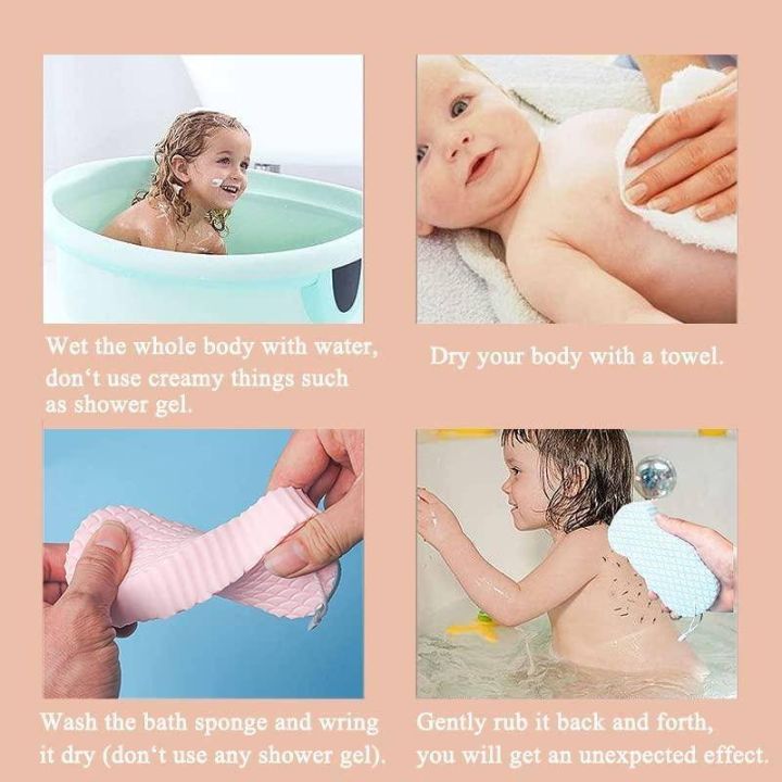 ฟองน้ำอาบน้ำตัวนุ่มพิเศษแบบใหม่2022ฟองน้ำขัดผิวนุ่มมากสำหรับอาบน้ำขัดผิวซักเด็กทารก