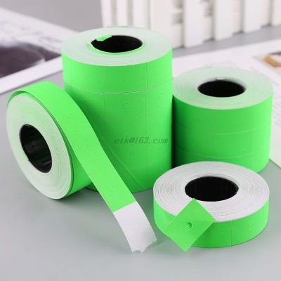 【CW】۞  10 Rolls 5000 Pieces Row Colorful Price Label Paper Tag Sticker MX-6600 Labeller Gun