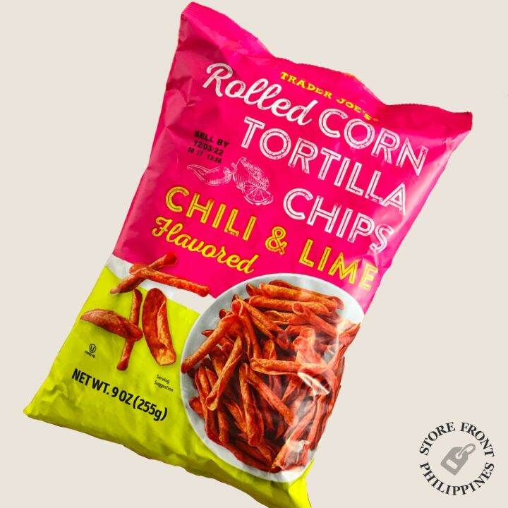 Trader Joe's Chili and Lime Rolled Corn Tortilla Chips Lazada PH