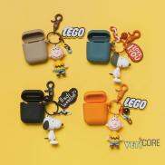 Túi Đựng Tai Nghe Móc Khóa Hình Charlie Snoopy Dễ Thương Cho Apple