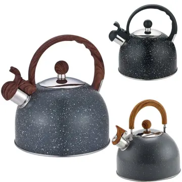 2023,2.5l Whistling Tea Kettle With Ergonomic Handle Stainless Steel Kettle  Induction Tea Kettle Whistling Kettle For All Gas Hobs Hobs