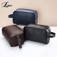 【CW】✆✥✚  Men Makeup Cosmetics Organizer Storage Leather Toiletry