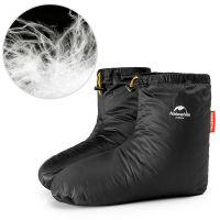 Ultralight ฤดูหนาวนุ่มอบอุ่นกันน้ำ Goose Down รองเท้าแตะบ้านในร่มและกลางแจ้ง Camping ถุงนอนปีนเขารองเท้าเท้า Covers.2023