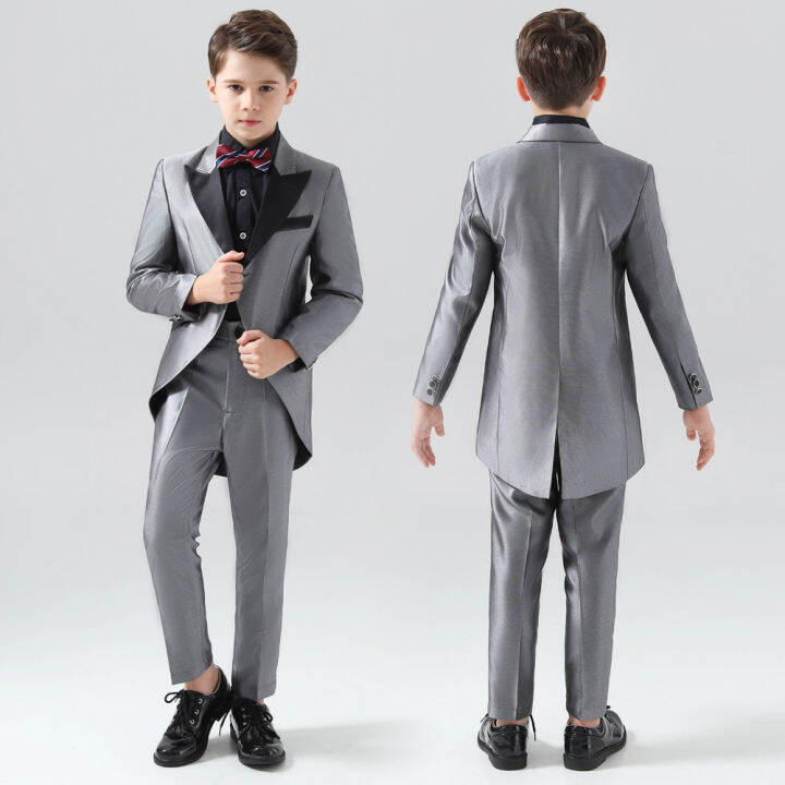 Two Pieces Tuxedo Boy Suit Set (Jacket Pants) 2023 New High Quality