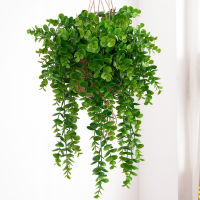 Artificial Eucalyptus Leaves Handing  Garland Fake Greenery Flower Vine Wall Hanging Décor for Home Weeding Party Decora Ourdoor Office Wall Decora