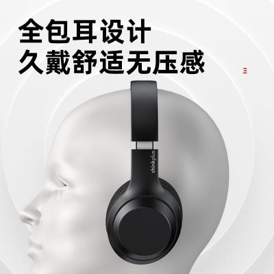 Lenovo TH10 Head-mounted Bluetooth Headphones Radio Competition Game Eating Chicken Listening to Songs Heavy Bass Headset Student Party Male