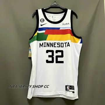 Men's Nike Anthony Edwards White Minnesota Timberwolves 2022/23 City Edition Name & Number T-Shirt Size: Large