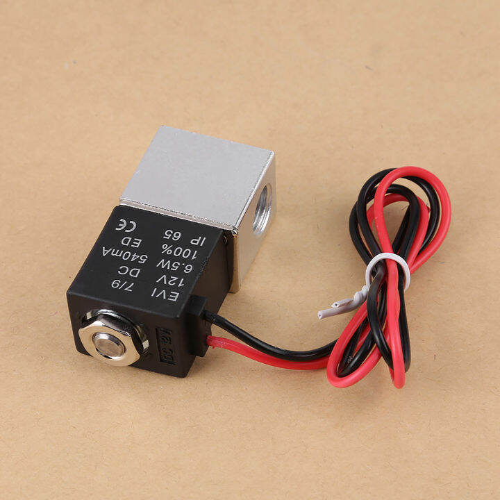 12v-dc-1-4-2-way-ปกติโซลินอยด์วาล์วนิวเมติกอลูมิเนียมไฟฟ้าโซลินอยด์แอร์วาล์ว