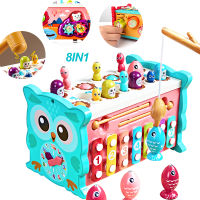 Montessori Aprendendo Brinquedos Educativos Para Criança, Piano De Pesca Engrenagem Do Jogo Divertido, Música Do Bebbons,Nascimento Inny, 0 6 12 13 24 Meses Presente