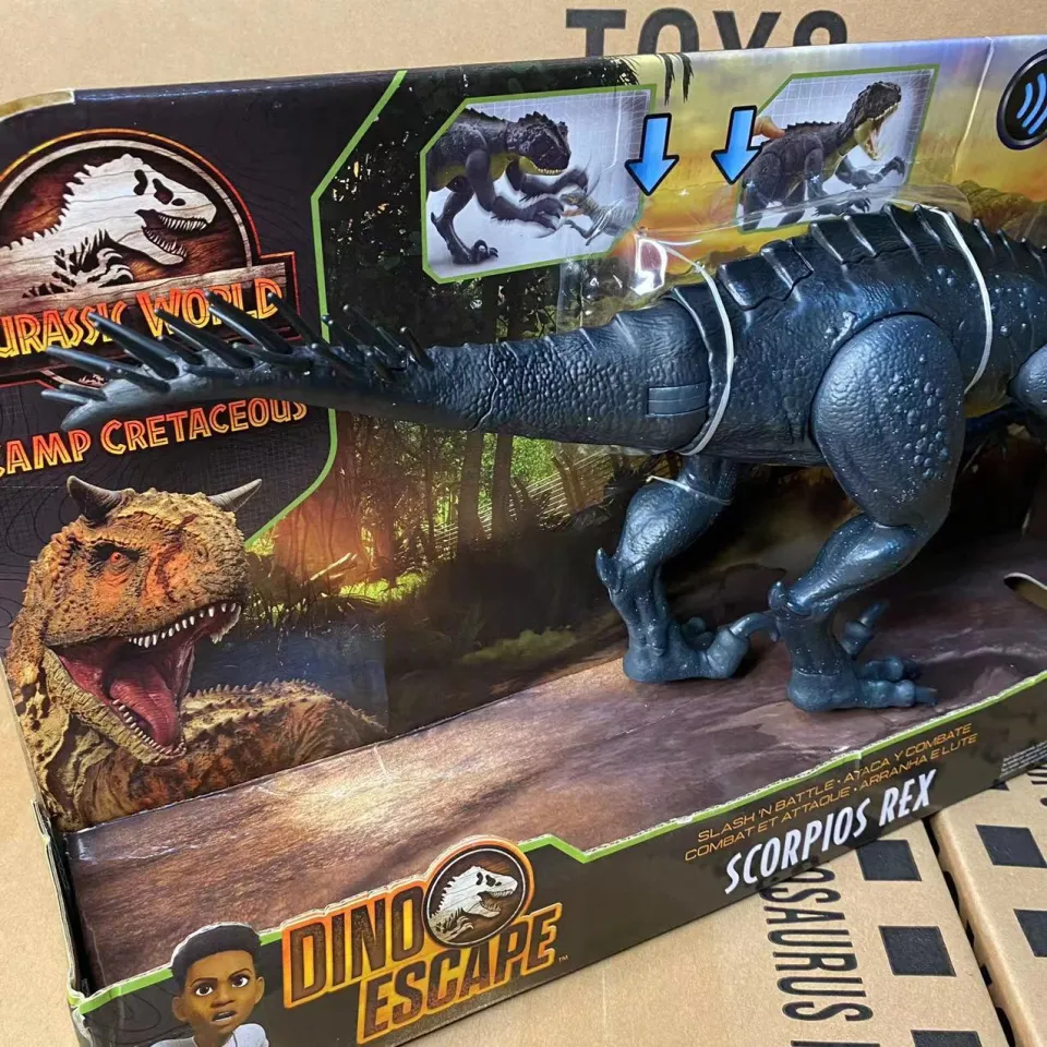 Jurassic World Scorpios Rex 40cm Som Sting Dino Hbt41 Mattel (com