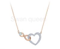 สร้อยคอ Swarovski Infinity Heart Necklace สวารอฟสกี้ สวารอฟ ของขวัญ ของแท้ 100% พร้อมส่ง