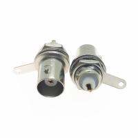 100 ชิ้นBNCกั้นถั่วหญิงจับเด็คเมาบัดกรีถ้วยRF Cconnector