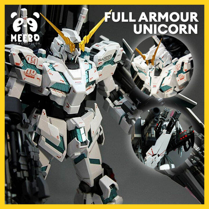 MEEBO Scale Model Kit: HG 1/144 Full Armour Unicorn Scale Model Figure ...