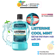 Listerine Cool Mint Nước Súc Miệng Listerine Diệt Khuẩn Giữ Hơi Thở Thơm