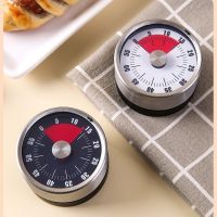 New Stainless Steel Visual Timer Mechanical Kitchen Timer 60-Minutes Alarm Cooking Timer With Loud Alarm Magnetic Clock Timer
