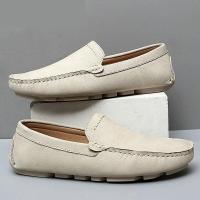 Plus Size 38~47 Men Loafers Fashion Summer Casual Shoes Classics Lightweight Men Driving Shoes Non-slip Flat Shoes