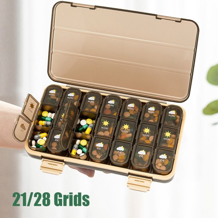 7-21-28-grids-pill-box-large-capacity-medicine-box-7-days-pill-storage-weekly-tablet-organizer-vitamins-container-drug-dispenser