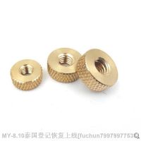 ◇ 5pcs/lot M3 m4 m5 m6 brass flat thin head knurled Hand Tighten thumb Nut