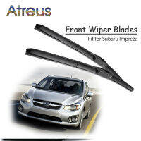 Atreus 2pcs High Quality Long Life Rubber Front Wiper Blades For Subaru Impreza 2018 2017 2016 2015 2014-2000 Accessories