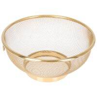 Stainless Steel Filter Metal Strainer Rice Drainer Small Sifter Cheese Washer Bowl Basket Spoon Strainer Bowl Fine Mesh Kitchen Mesh Covers